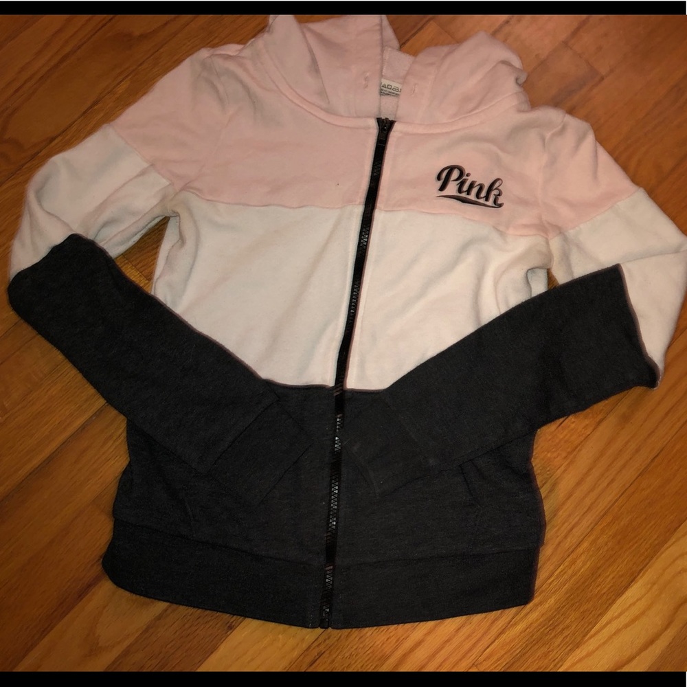 PINK Zip-up Sweatshirt